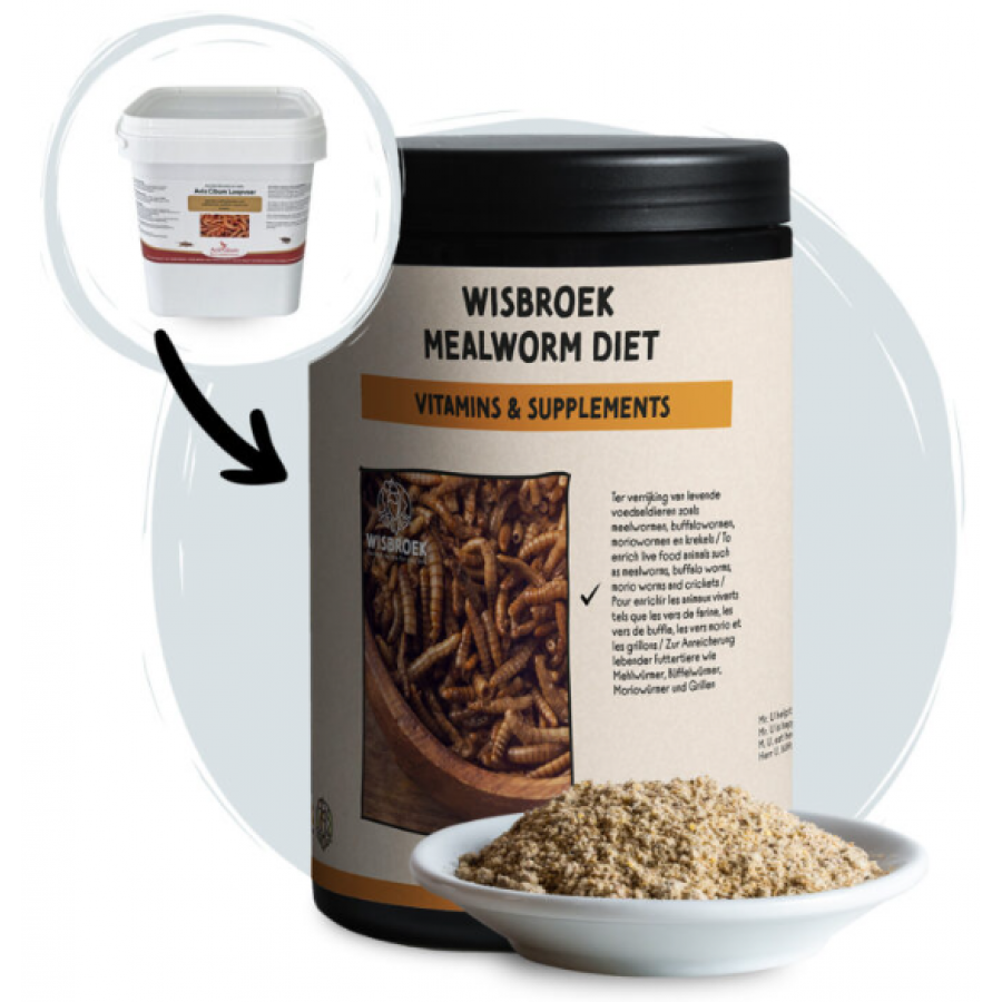WISBROEK MEALWORM DIET - 750G WISBROEK MEALWORM DIET - 750G