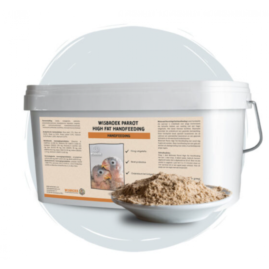 WISBROEK PARROT HIGH FAT HANDFEEDING 3KG