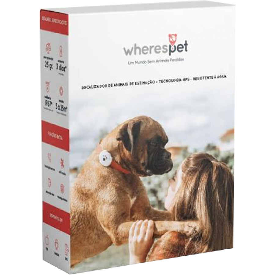 WHERESPET SIMBA - LOCALIZADOR GPS PARA CÃES