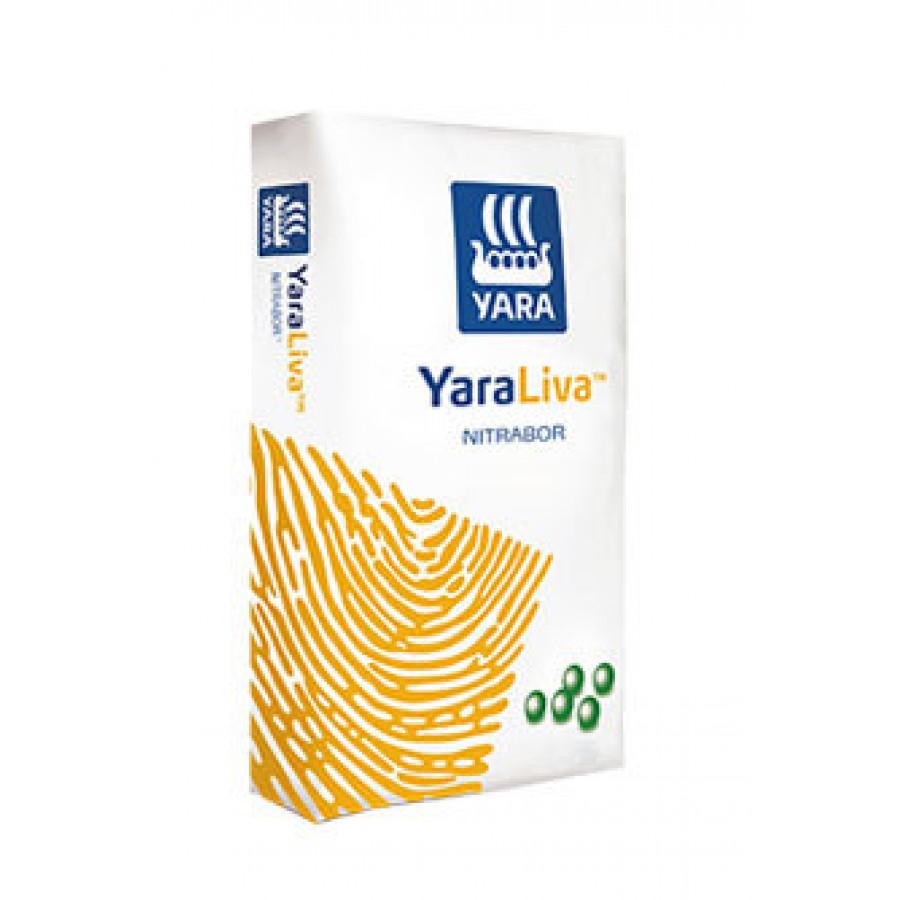 ADUBO YARALIVA NITRABOR 15,5-0-0+26,5CaO - SACO 25 KILOS ADUBO YARALIVA NITRABOR 15,5-0-0+26,5CaO - SACO 25 KILOS